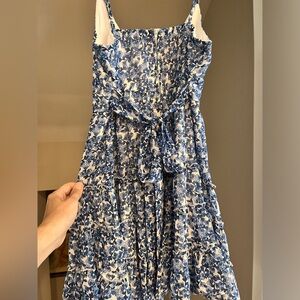 B. Darlin size 3/4 blue and white floral dress.